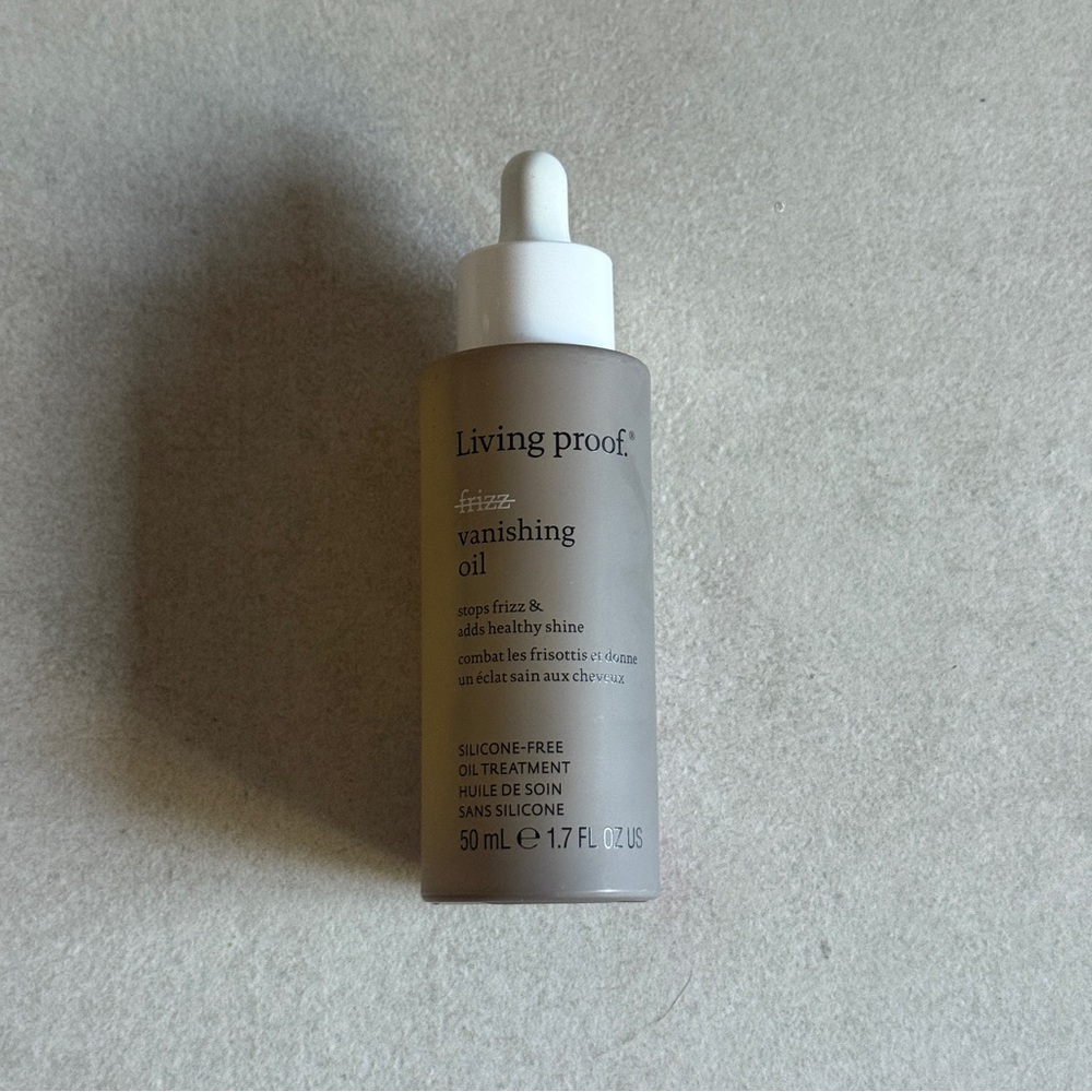 Living Proof No Frizz Vanishing Oil 1.7 oz Silicone-Free Hair Treatment